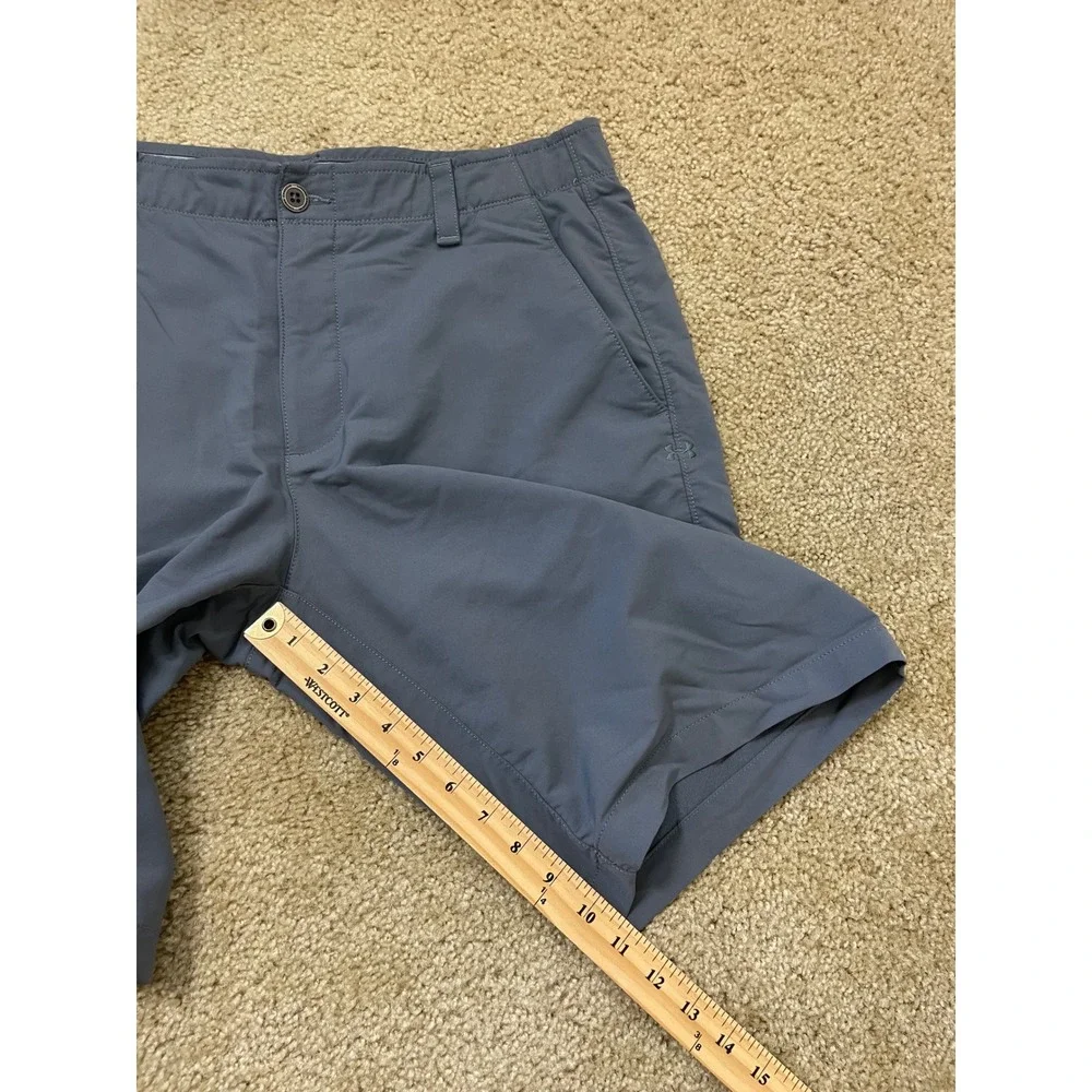 Under Armour Golf Shorts‎ Mens Size 36 Lose Heatgear Gray Performance Activewear